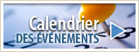 Calendrier des événements