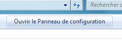 Panneau de configuration Windows 7