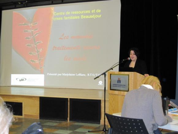 Conférencière Marjolaine LeBlanc