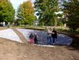Permanent artwork "Renaître" by Bob Verschueren (2012)