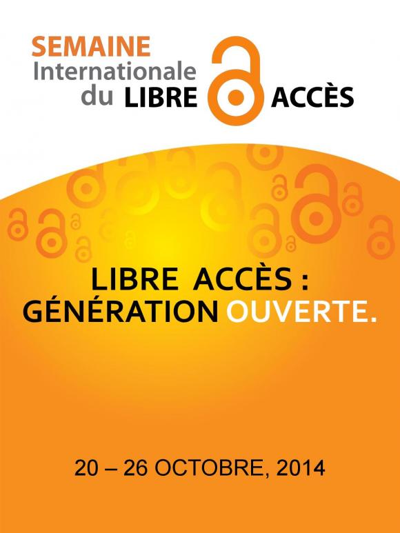 Affiche de la Semaine internationale du libre accès 2014