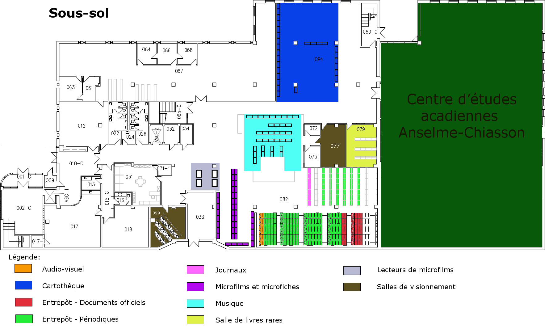 Plans Bibliothèque Champlain