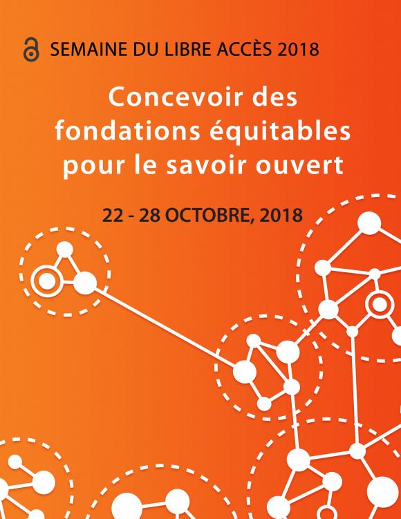 poster de la semaine internationale du libre accès 2018