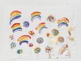 Lollipops and Rainbows, média mixtes sur papier, 2012