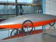 Montage de la voiture Supermileage dans la soufflerie aérodynamique (Ce montage est réalisé par les étudiants du Club SAE)