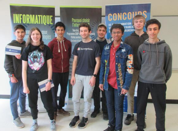 Élèves participants au 23e concours de programmation